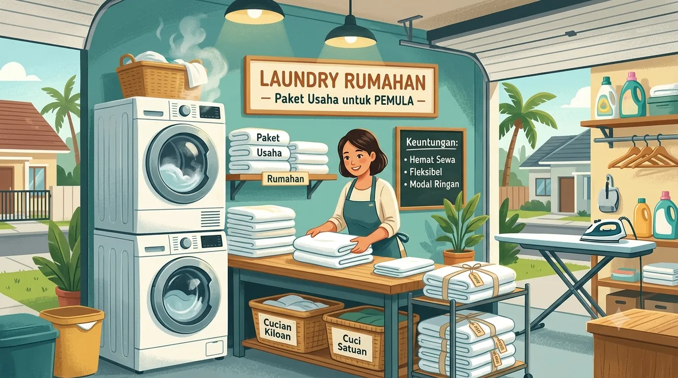 Paket Usaha Laundry Rumahan untuk Pemula